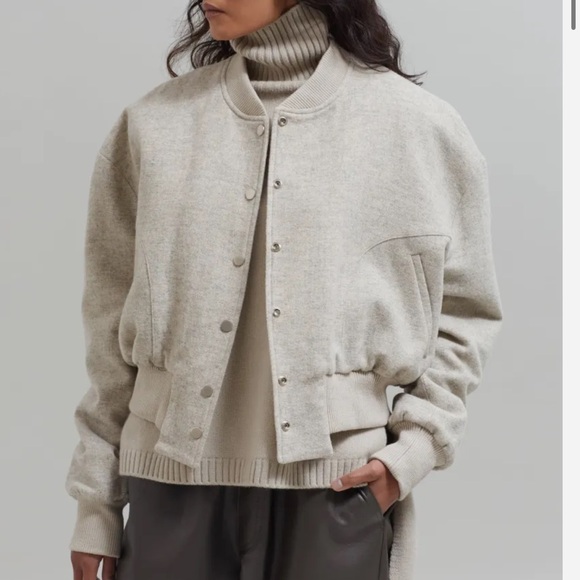 The Frankie Shop Grey Bomber - Picture 5 of 5